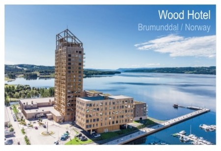 Wood Hotel Brumunddal - Postkort