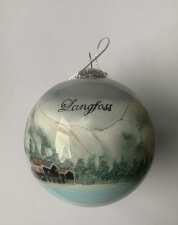 Langfoss Vinter - Julekule