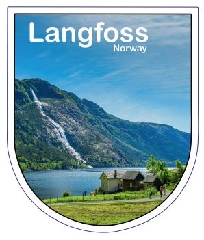 Langfoss/Eljarvik - Klistremerke