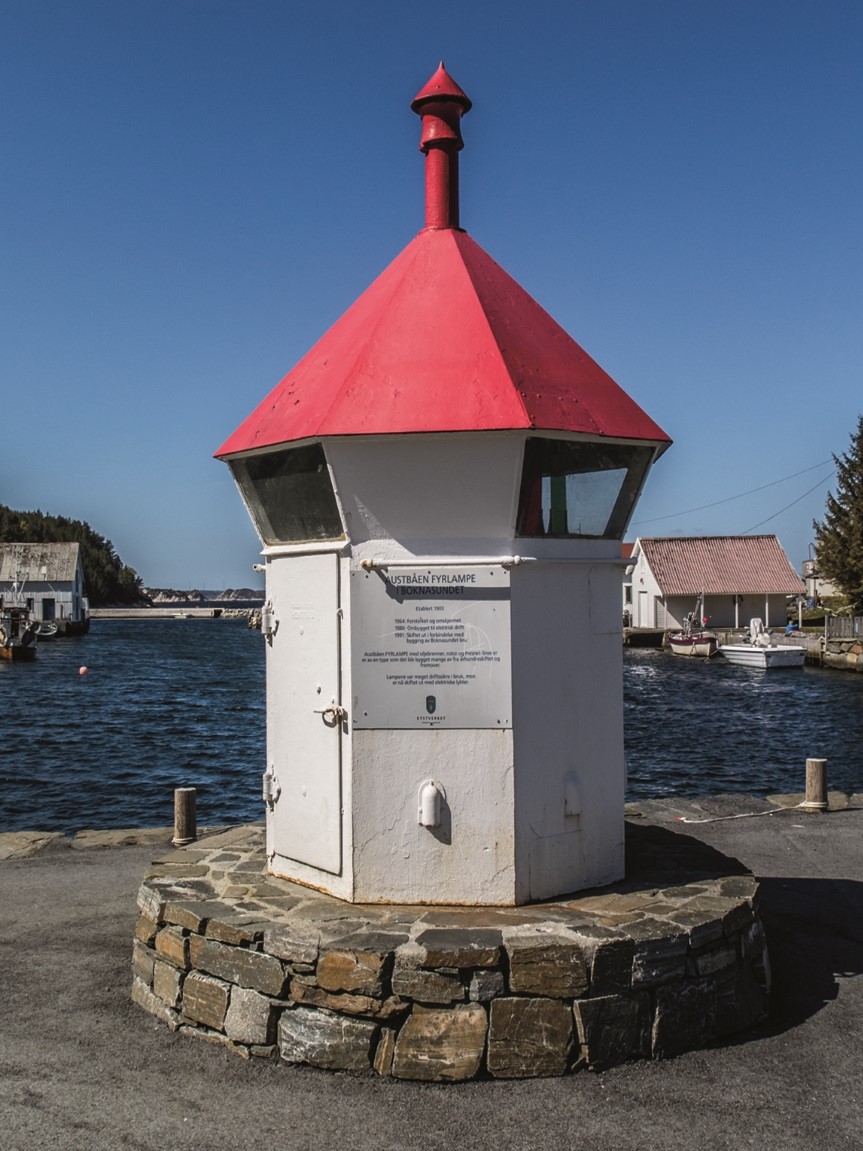 Austbåen Fyrlykt i Føresvik, Bokn (Foto: Kurt Misje)